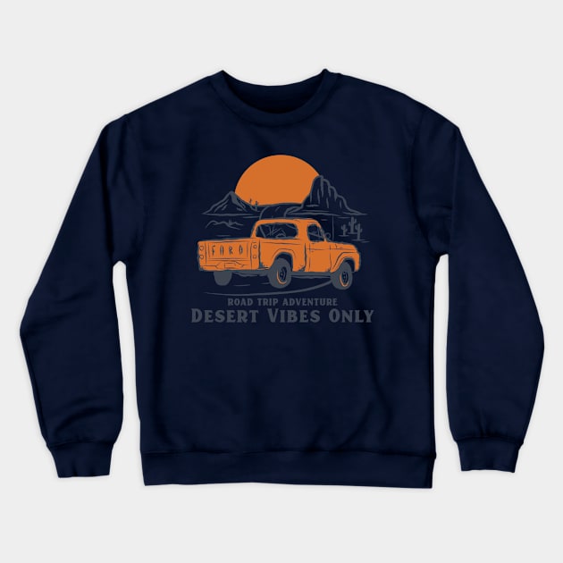 Road Adventure Crewneck Sweatshirt by CinaBo0na